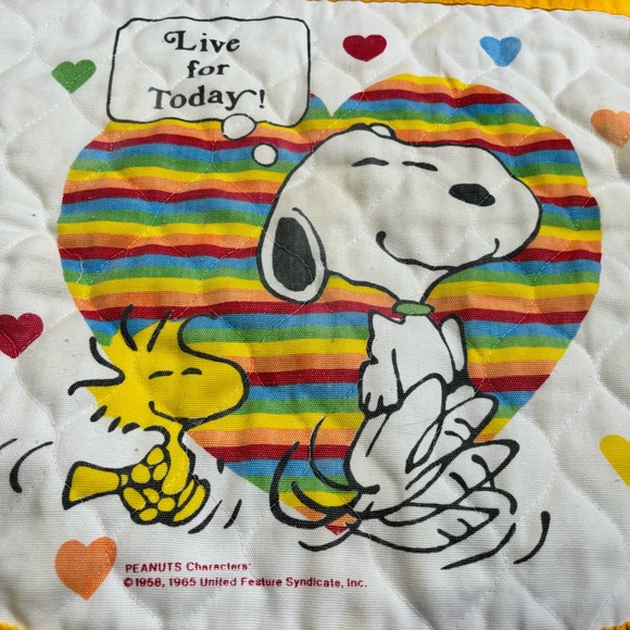 Vintage 60’s Snoopy Live For Today! Apron - Picture 4 of 10